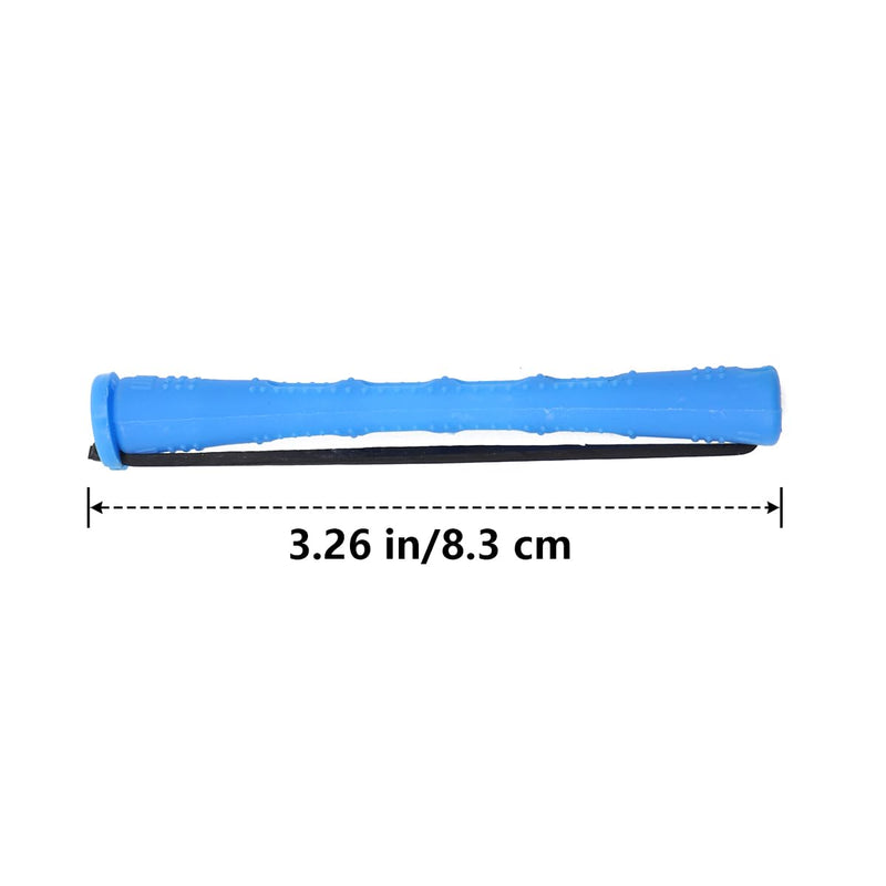 Perm Rods Perm Kit 60 PCS Small Size Hair Curlers Rollers Plastic Perming Rods Curlers Hair Roller For Women And Men Blue