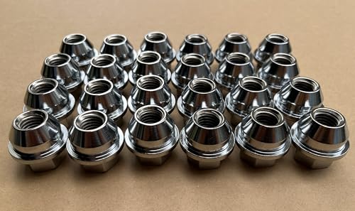24PCS M14-2.0 Wheel Lug Nuts Compatible with Ford F-150 2001-2014 F150 Heritage 2004 Expedition Lincoln Navigator Mark LT Front Rear