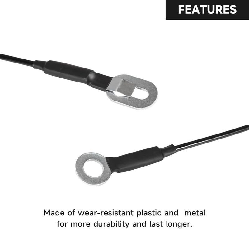 Rear Tailgate Lift Support Cables Tailgate Lift Support Straps - Compatible for Chevrolet C1500/K1500 1988-1999 for Chevrolet C2500/C3500/K2500/K3500 1988-2000