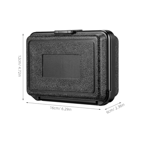 TEHAUX Waterproof Hard Carrying Case 2-pack Portable Tool Storage Box for Mechanics Small Tool Organizer for Hardware Equipment Protection 6.29 X 4.72 X 2.36 in