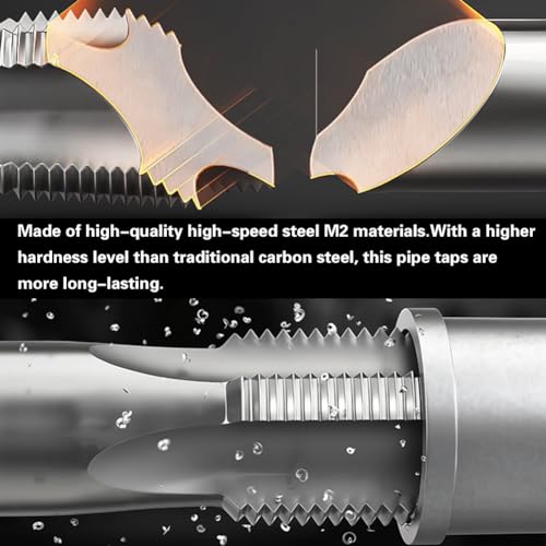 1-1/2"-11-1/2 NPT Pipe Tap, Tapered Pipe Thread Tap 1 1-1/2"-11-1/2 NPT