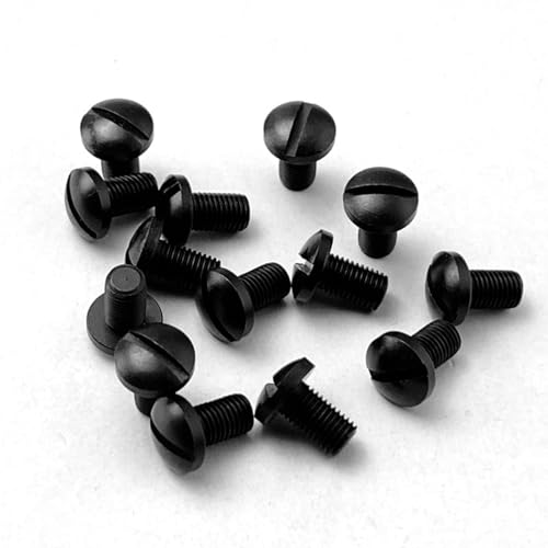 8Pcs Slotted Screws Bolts Kits Replacement for Grips Model 416 Stainless Steel Screw Repair Tool Parts-Black