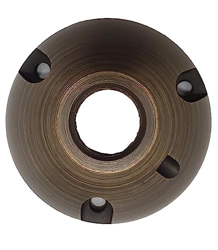 Ironsmith Lighting Products Aluminum Mounting Plate, Heavy Duty Surface Flush Mount for Low Voltage Outdoor Landscape Lighting, Easy to Install, ‎Solid Metal Construction (4/PK) 4