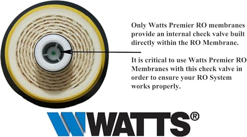 Watts Premier 24 GPD RO Membrane Replacement Filter 1-Pack Yellow 24 Gallon