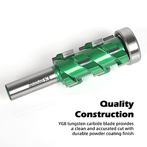 PRO Flush Trim Router Bit(16 Flutes) 1/2" Shank,2" Cut Length 16 Flutes