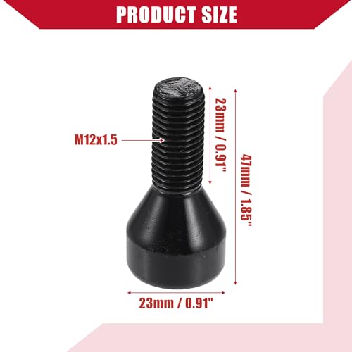 No.36136786419 Wheel Lock Set Lug Nuts Bolts for BMW 528i 1978-1987 for BMW Z4 2003-2008 / Inner/Durable Metal / 1 Set