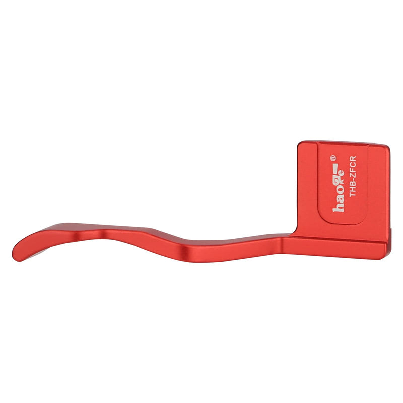 Haoge THB-ZFCR Thumb Up Rest for ZFC Camera Hand Grip Metal Hot Shoe Z fc Accessories Red