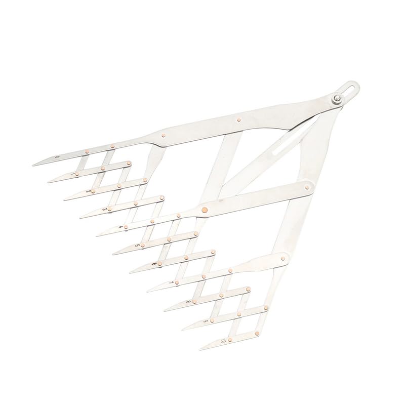 1PCS Leather Belt Quick Mark Equally Spacing Isometric Divider Ruler Tool Knife Cutter Punch Leathercraft DIY Auxiliary Tool (L/11 Teeth) L/11 Teeth