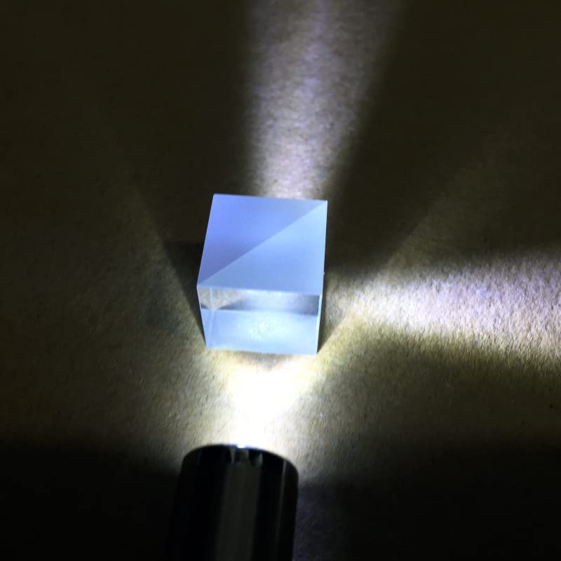 Beam Splitter Cube, Optical Glass Dichroic Prism Ratio 50:50 Spectrome Sicence 30mm