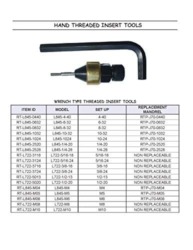 WRENCH TYPE 1/4-20 THREADED INSERT TOOL