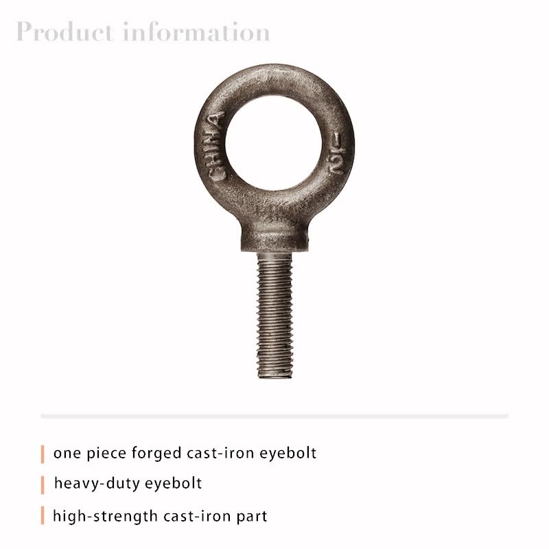 HomelyNest Eye Bolts, 2Pcs Heavy Duty Lifting Shoulder 5/8 * 1-3/4 2