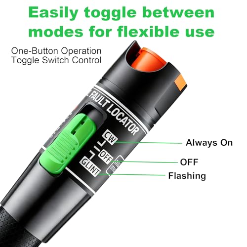 Visual Fault Locator Kit 30KM Fiber Optic Cable Tester Meter