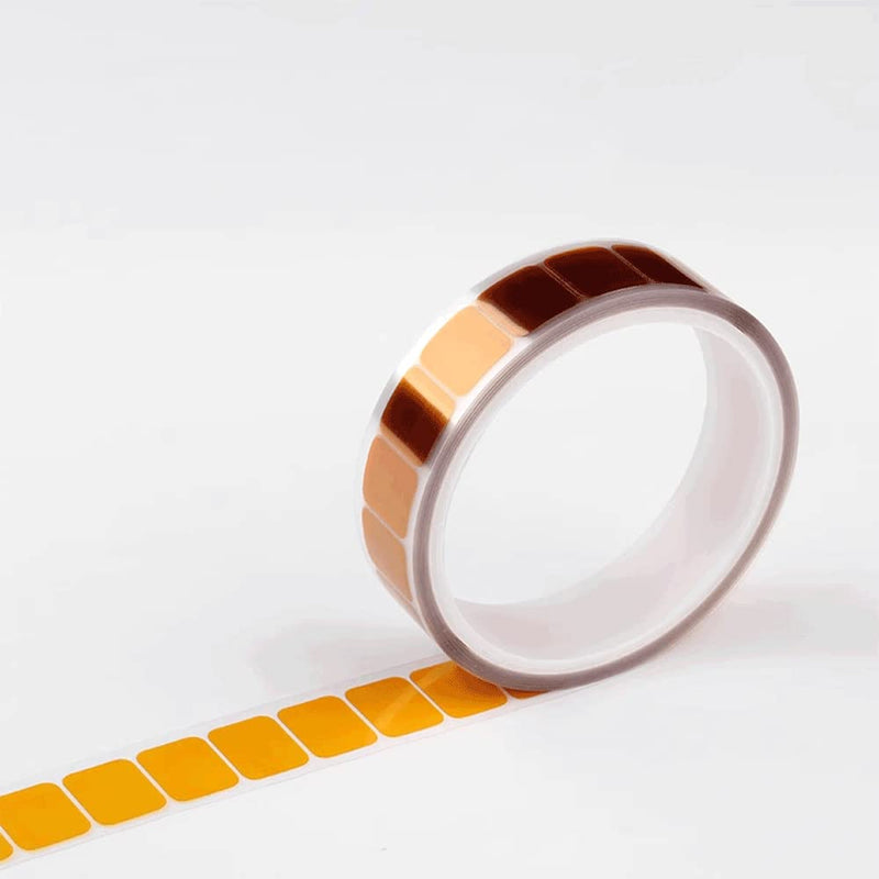 Thermocouple Stickers - 500 Pcs, Up to 200 °C/ 392°F, High Temperature Sensing Line Fixed Tape, Fixed Adhesive Tape for Temperature Measurement Line, K-Type Sensor Probe Sticker