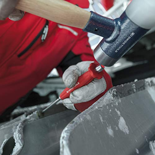 PB Swiss Tools 2-in-1 Engineer Dead Blow Hammer PB 304 | Swiss Made | Hammer for Powerful and Precise Blows without Recoil (Ø 22mm) ヘッドΦ 22mm