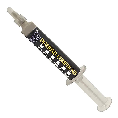 Diamond Stropping Lapping Sharpening Honing Buffing Polishing Cutting Abrasive Paste Compound For Razor Knife Hand Tools Sharp Cutting Edge Blade (14 Micron 800#) 14 Micron 800#