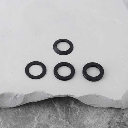 4Pcs M12 Bicycle Thru-Axle Aluminum Alloy Flat Washer for Adjusting the Thru-Axle Length