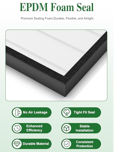 3000 Replacement Filter Compatible with Air Doctor 3000 Series 4-in-1 Home Air Purifier 3000 3000M 3000E and 3000Pro, NOT Fit for 3500, 2 Main Filter 3000 Premium Filters (2-Pack)