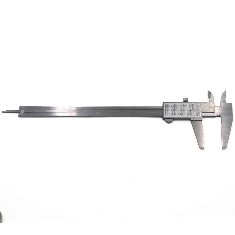 Professional Caliper Vernier Caliper Stainless Steel Hardened Chromeplated Inch/Metric 0-8"/200mmx0.001/0.02mm