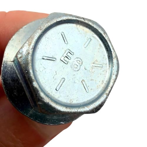 1/2"-13 x 1-1/2" Grade 8 Hex Serrated Flange Bolts, Pack of 10 | SAE J429 High-Strength Coarse Thread Fasteners for OEM, MRO & Industrial Applications | Clear Zinc Trivalent Plated Bolts Only