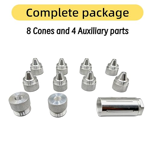 1.375''X24 Silver Cone Shaped Parts Compatible with Sealed End Cap (Pack of 11)