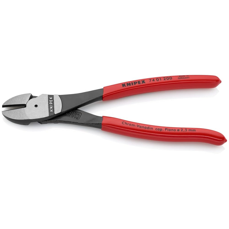 KNIPEX Tools 74 01 200 SBA 8-Inch High Leverage Diagonal Cutters