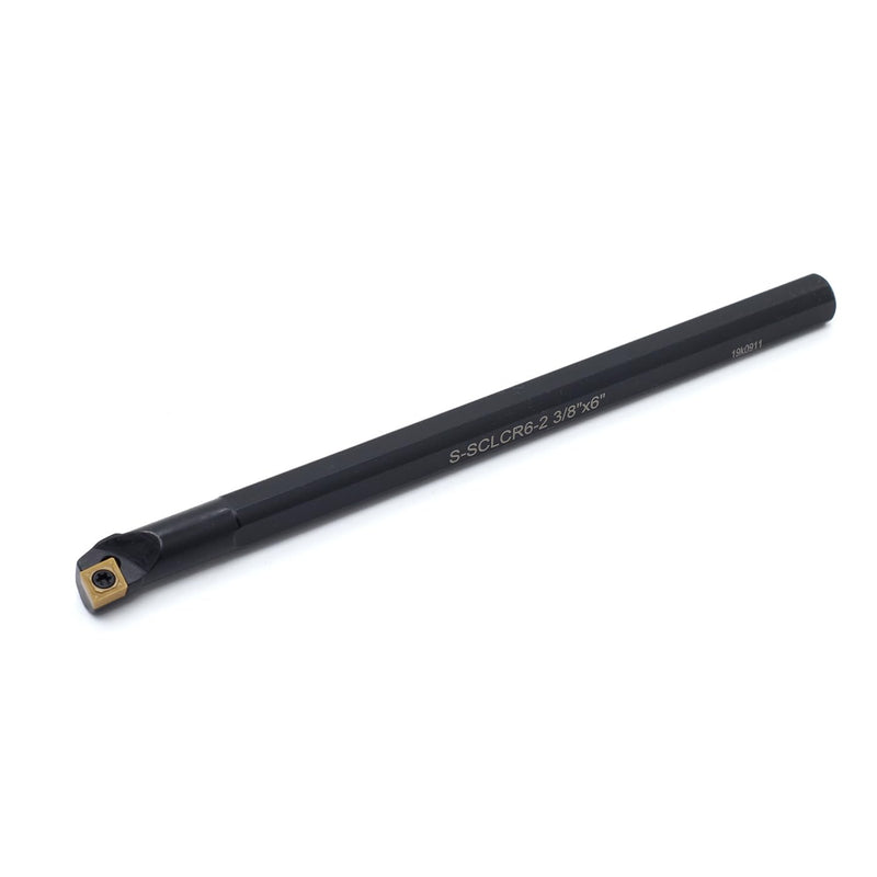 OSCARBIDE 3/8"x 6" Indexable Boring Bar, Right-Hand SCLCR, CCMT21.51 (CCMT060204), 1 Piece