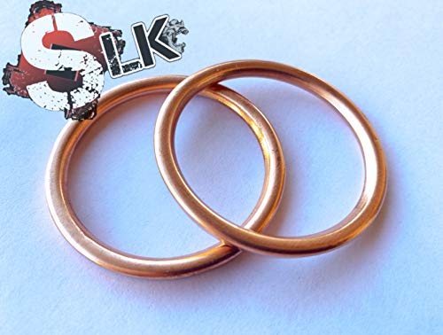 60569 Exhaust Flange Gasket 31396 Compatible with 18291-MR5-801 Honda Fury VT 1300, VTX 1300, VTX1800