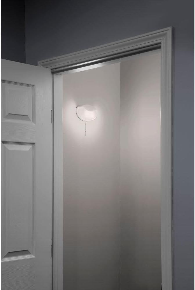 Lithonia Lighting LED Flush Mount Closet Light, 18 Inch Motion Sensor Closet Light Fixture for Bedroom, Bathroom, Storeroom, Pantry or Utility Room, Damp Rated, Hardwired (FMMCL 18 840 PIR M4) 18 in
