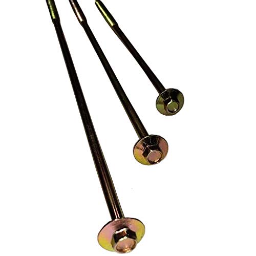 BRAUNY BOY - #12 x 8”- Extra Long Structural Lag Heavy Duty Construction Wood Screw – Yellow Zinc Corrosion Resistant Coating Exterior Timber, Landscape - Easy HEX Head Drive – Flange Head 8 in (20) 20