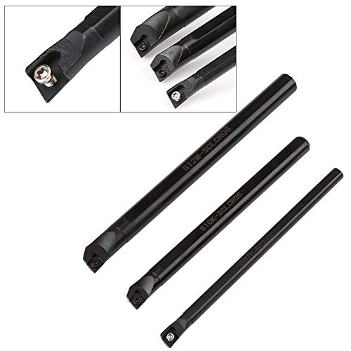 CNC Lathe Boring Internal Turning Bar Holder + 10 Pcs CCMT0602 Insert + 3 Pcs Wrench