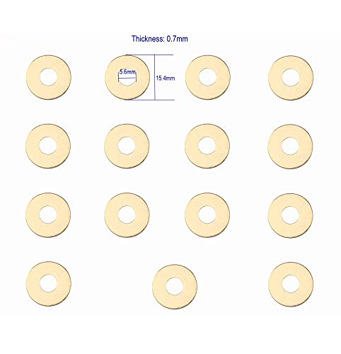 15 pcs EDC Folding Knife Brass Washer Gasket for 551 710 720 723