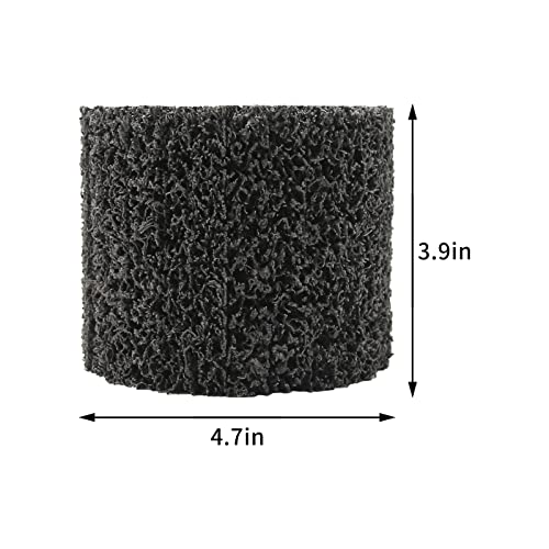 120x100mm Paint and Rust Remover Polishing Burnishing Wheels Surface Conditioning Tool, Paint Stripper Wheel Burnishing Tool for Metal Polishing Rust Remove