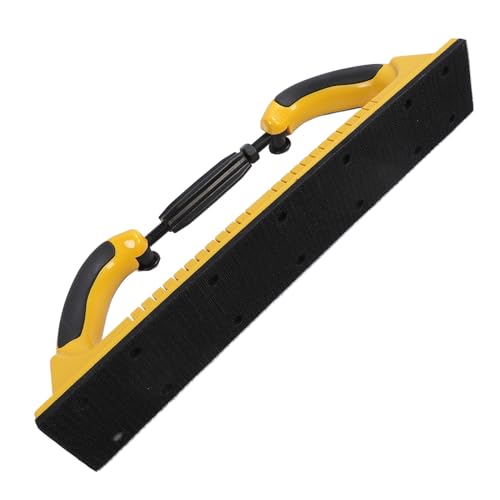 Longboard Hand Sanding File, Flexible Adjustable Dust Extraction Sanding Block for Drywall Automotive ABS 15.75 x 2.76 Inch 1 Pack