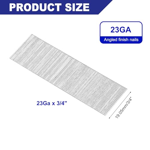 uxcell 5000pcs 23 Gauge Headless Pins Nails Stainless Steel 3/4" Length 1inch 5000