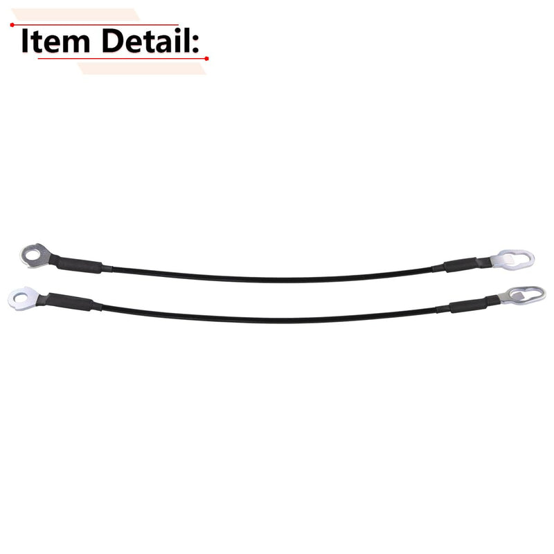 RLB-HILON Tailgate Cable Compatible with Ford F150 F250 F350 1983 to 1997 Year, for Lift Gate Support Straps Pickup 83 to 97 Year