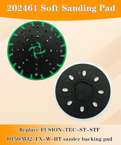 Upgraded 202461 Soft Sanding Pad 6 Inch (150mm) Fits for Festool RO 150 FEQ Sander,1Pack 6 inches