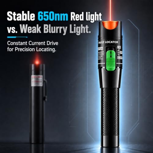  [AUSTRALIA] - Visual Fault Locator 30KM Fiber Optic Tester | Output Wavelength: 650nm