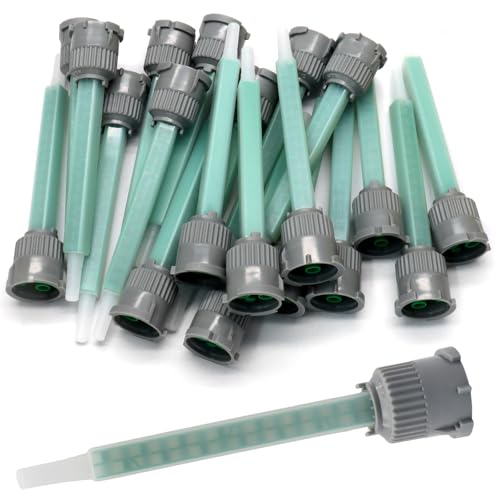 Mixing Nozzles for 50ml Dual-Barrel Resin Applicator, 20 PCS