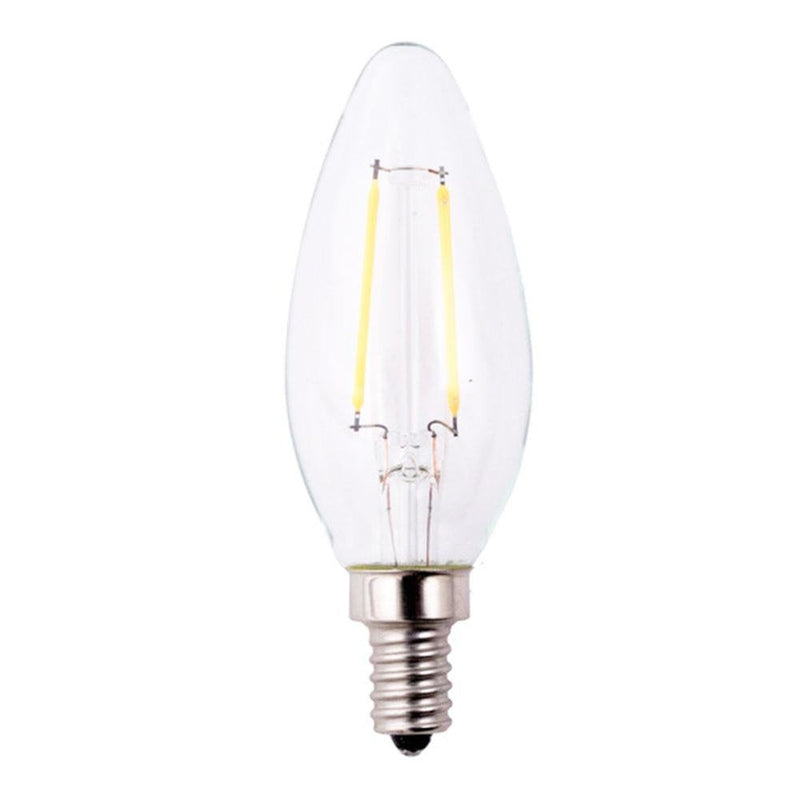 Ecosmart 60W Equivalent Soft White B11 Filament E12 Energy Star and Dimmable LED Light Bulb (3-Pack)