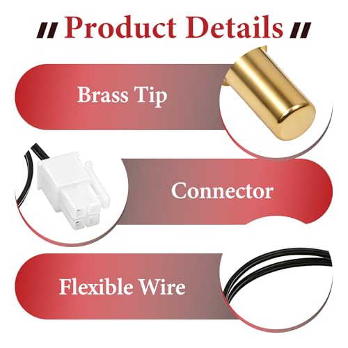 3 Pcs AP19299 Thermistor Chamber Sensor Compatible with Rheem Ultra Low NOx 3