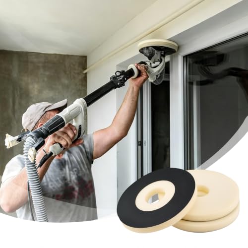 4Pcs 8.5" Drywall Sander Backing Pad 0.8" Sponge Cushion Buffer