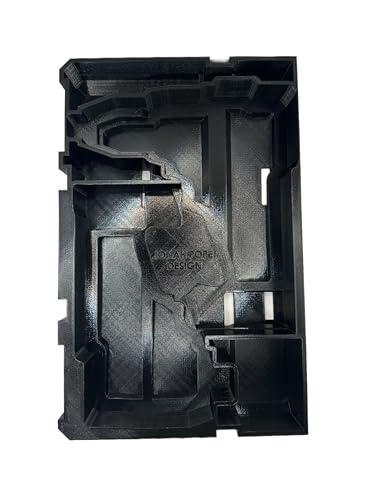 Jonah Pope Design 3d Printed Insert Designed for Milwaukee Packout Tool Box Drawer and M18 Drill and Impact Gen4 (Insert Only) (Black, Left) Black