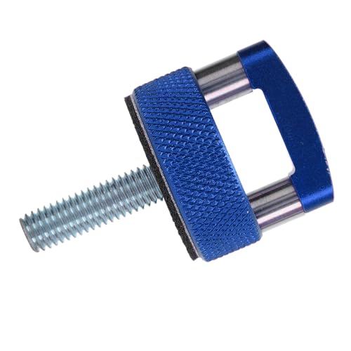 Billet Aluminum Hard Top Quick Removal Fastener Thumb Screw, 8 Pcs M8 1.25 Thread Integrated D Ring for Bronco 2dr 4dr 2021 Onwards (Blue)