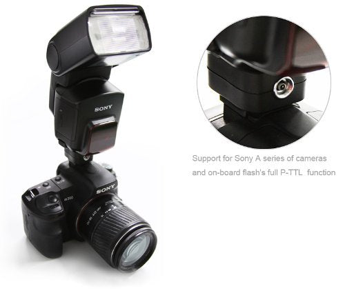 Pixel TF 323 Flash Hot Shoe to Pc Adapter Flashguns for Sony ETTL DSLR Camera and Flashguns hotshoe Adapter