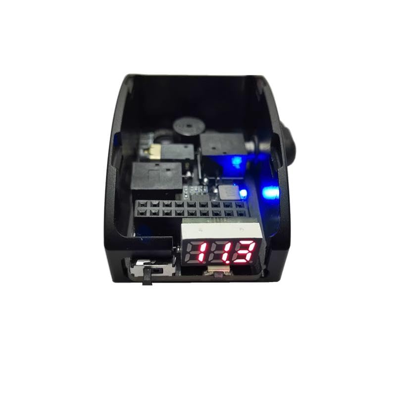 5.8G Analog to Digital FPV Receiver Module Adapter Board with Voltage Alarm Function for DJI FPV Goggles Fatshark RapidFire Furious True-D Module (V3.0 Plus)