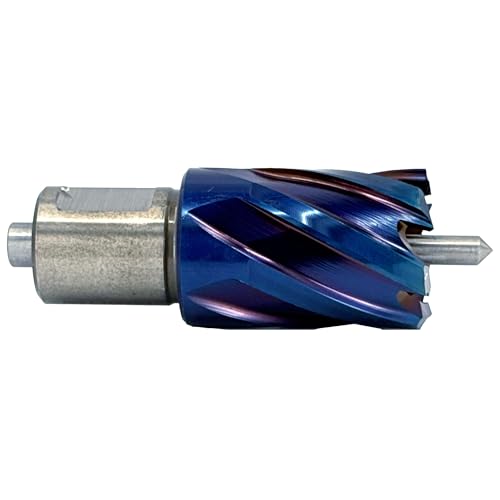 Drill America 7/8" X 1" NACO Blue (Nano-Composite) Coated Annular Cutter, ANC Series 7/8" 1" Depth of Cut
