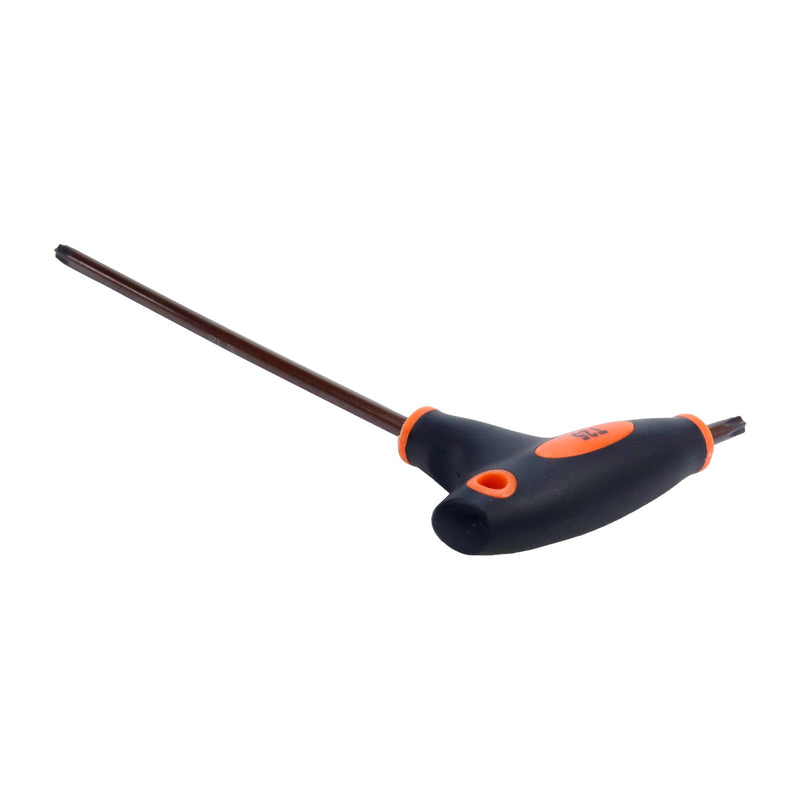 Antrader T25 Torx Screwdriver,Anti Tamper Proof Torx Key,S2 Steel T-Handle Dual End Wrench-1Pcs