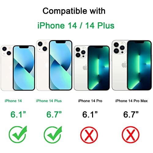 for iPhone 14 and iPhone 14 Plus Camera Lens Protector, Bling Lens Cover 3D Rhinestone Diamond 9H Tempered Glass Camera Cover Anti Scratch Shockproof Lens Screen Full Protective Cover - Pink