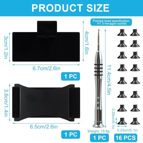 Wallet Replacement Screws Elastic Band Kit, Compatible with Ridge Wallets