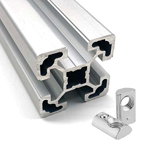 HOZEON 200 PCS M5 Roll in Spring Loaded T Nuts, 2020 Aluminum Extrusion T Nuts for 2020 Series 6mm T-Slot Aluminum Extrusion Profile, and 3D Printer